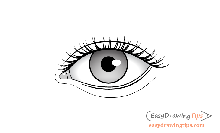 Sketch Eye Drawing For Kids - Easy Eye Drawing Tutorial