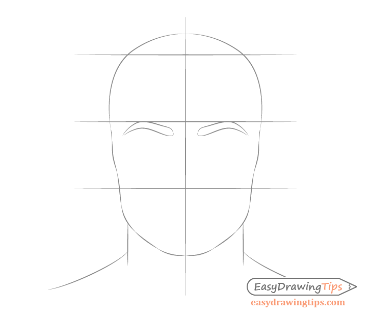 Easy Anime Drawing: How to Draw Anime Boy Half Face with Mask