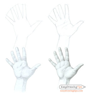 How to Draw a Hand Step by Step Tutorial - EasyDrawingTips