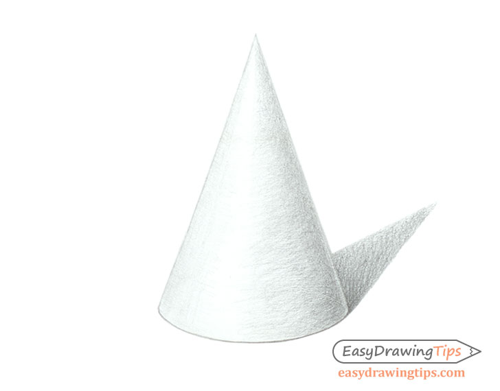 How to Draw a Cone - Step by Step Instructions (EASY)
