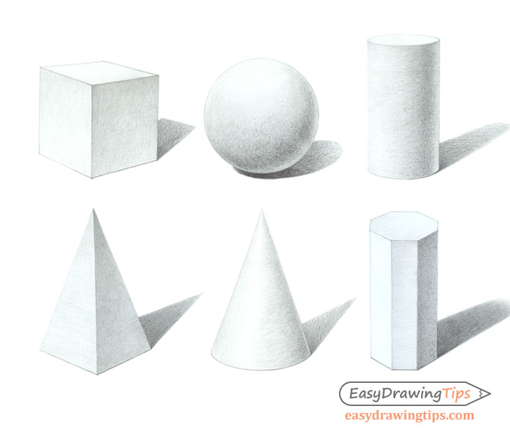 how to draw a 3d cone
