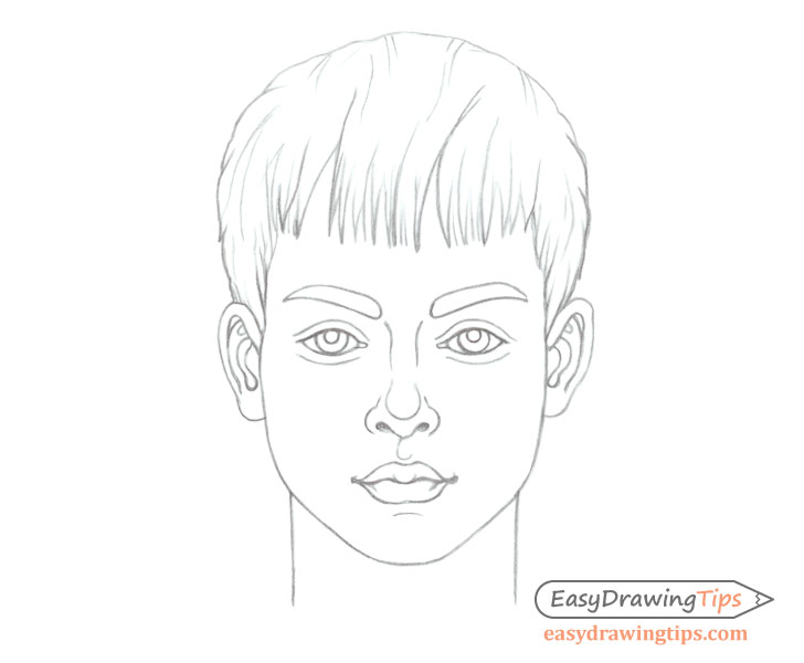 Cartoon Face Drawing  How To Draw A Cartoon Face Step By Step