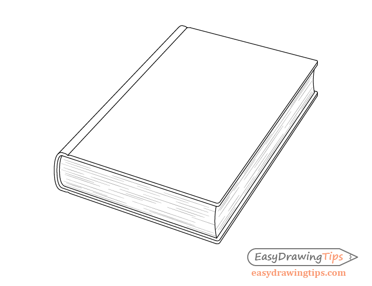 How To Draw Books - Step by Step Instructions