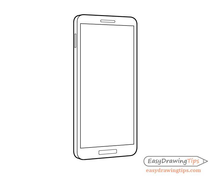 Hand Drawn Sketch Of Mobile Phone, Vector Royalty Free SVG, Cliparts,  Vectors, and Stock Illustration. Image 47259847.
