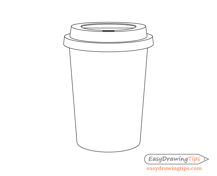 Coffee Cup Drawing - How To Draw A Coffee Cup Step By Step