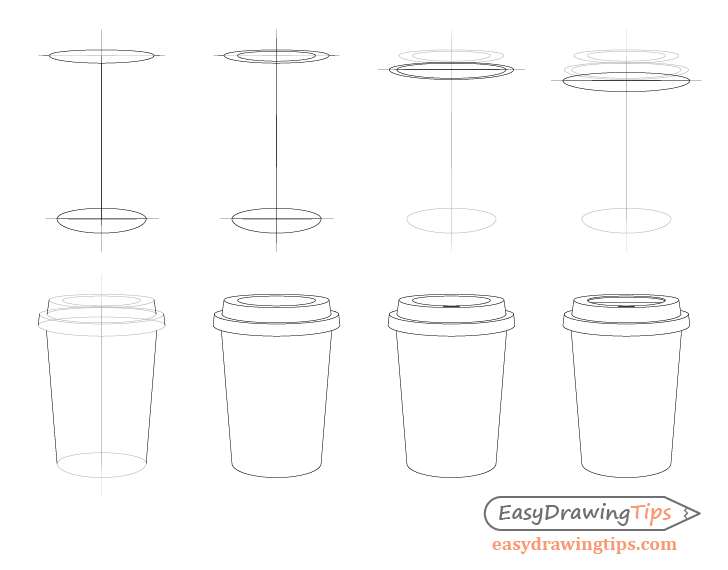 Cup Drawing - How To Draw A Cup Step By Step