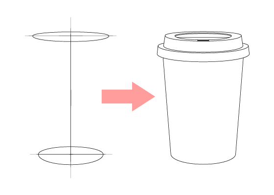 Coffee cup drawing tutorial