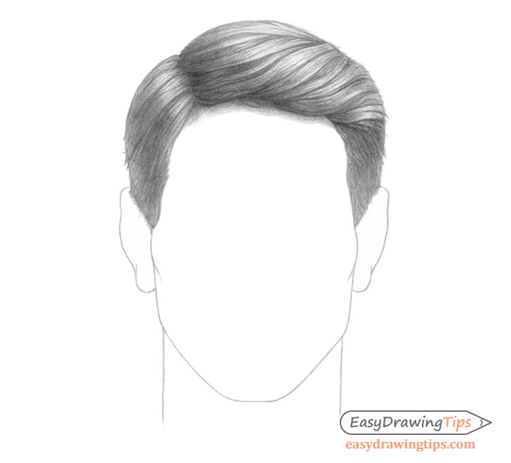 How To Draw Male Hair Styles Step by Step Drawing Guide by Dawn   DragoArt