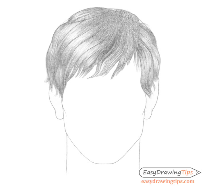 How To Draw Male  Long Boy Hair Drawing HD Png Download  Transparent Png  Image  PNGitem