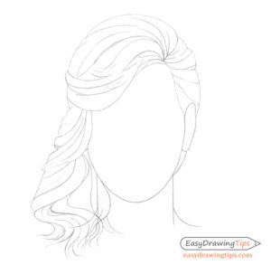 How to Draw Hair Step by Step Tutorial - EasyDrawingTips