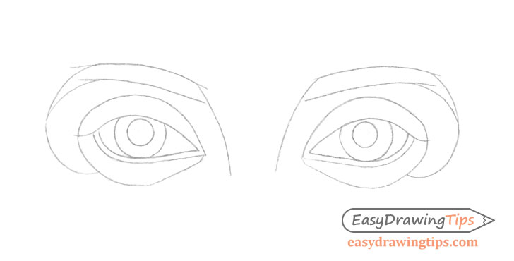 How To Draw Anime Eyes, Step by Step, Drawing Guide, by NeekoNoir