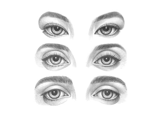 eyes sketch tutorial