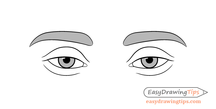 How To Draw Tired Eyes  My How To Draw