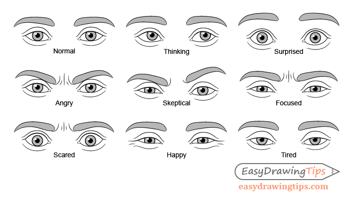 Emotions Expressions Eyes Realistic Eye Drawing Drawi - vrogue.co