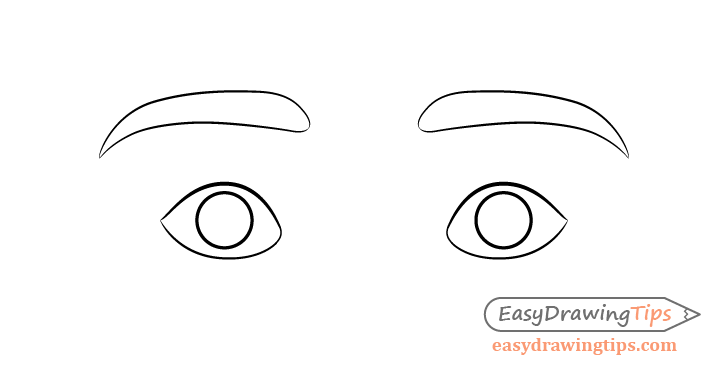 guy eye drawing