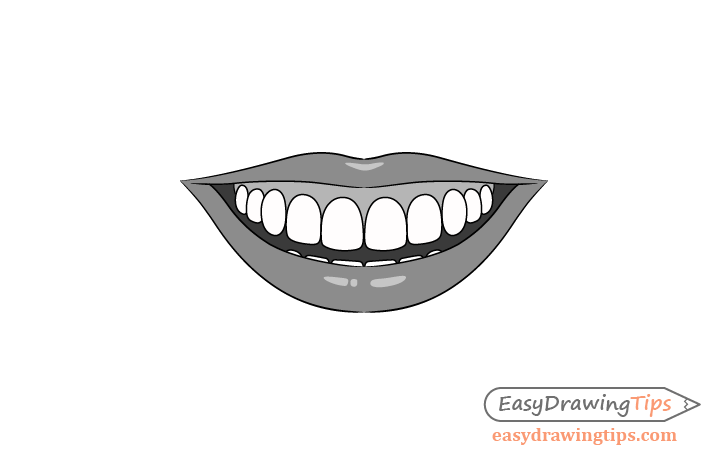 Abstract Drawing of a Smile with Black Coffee Powder Lips. Stock  Illustration - Illustration of smile, roasted: 202807686