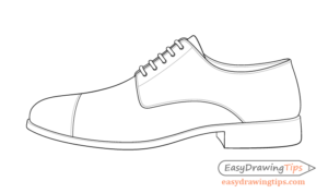 How to Draw a Shoe in Nine Steps - EasyDrawingTips