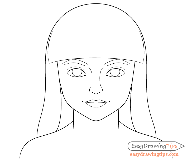 Collection of Easy Girl Drawing | Girl Profile Picture Drawing, HD Png  Download - BLOG, EDUCATION, ENTERTAINMENT, AFFILATE, PROJECT, ETC.