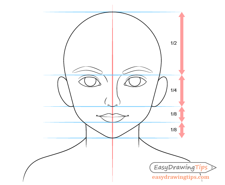 How to Draw a Young Girl in 12 Steps (With Proportions) - EasyDrawingTips